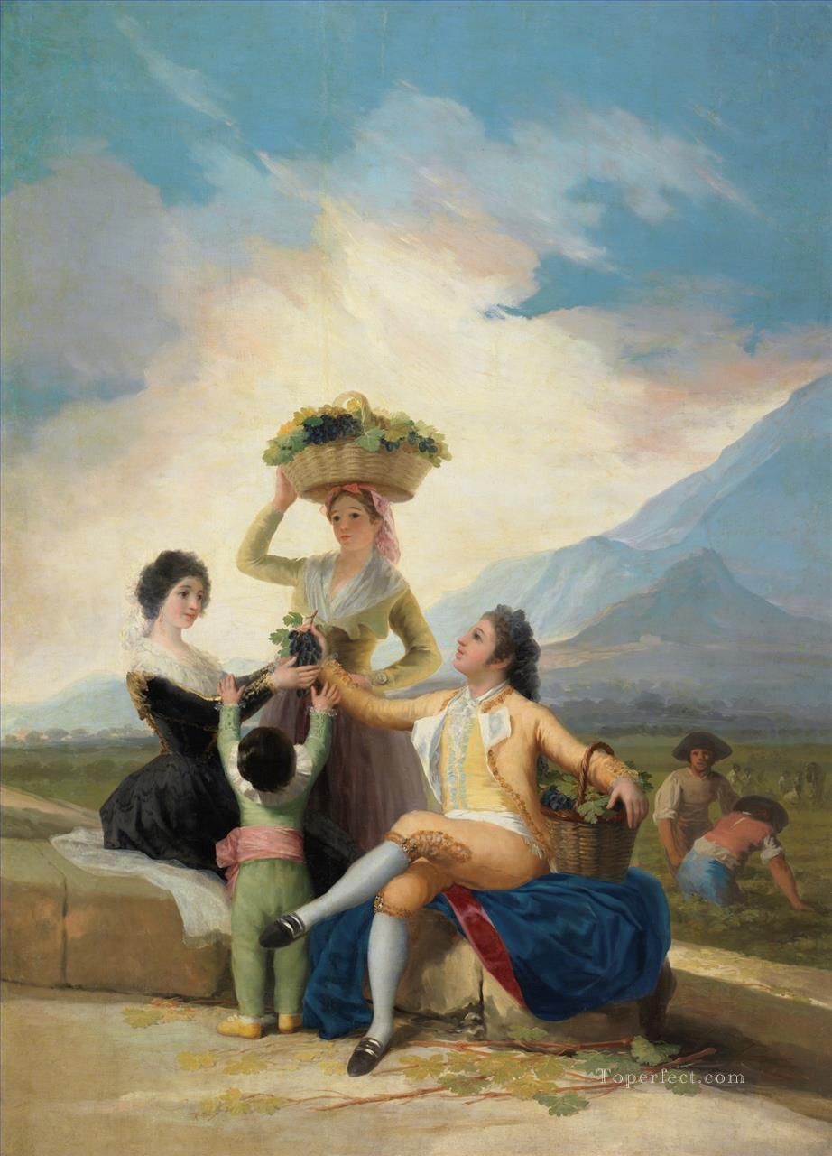 Otoño o Vendimia Francisco de Goya Pintura al óleo
